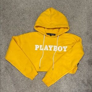 PLAYBOY Cropped Hoodie